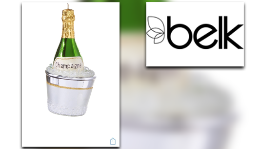 RAZ Champagne Bucket Ornament_Belk of Sumter RAZ Champagne Bucket Ornament_Belk of Sumter