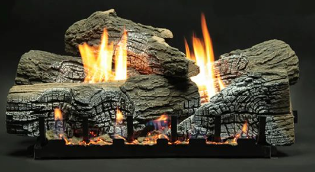 30 in-Wildwood Natural Gas Logs with Burner