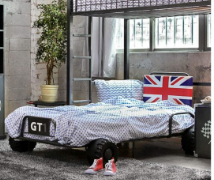 United Kingdom Racecar Bedframe